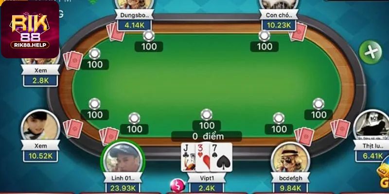 Chiến thuật đánh Liêng Rik88 tốc chiến tốc thắng